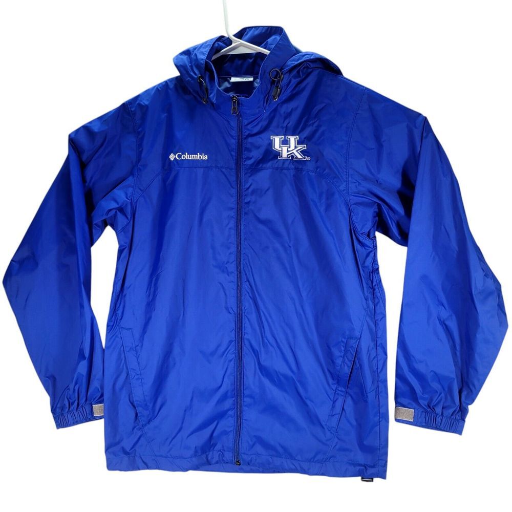 Columbia University‎ of Kentucky Hooded Windbreaker Jacket Men's Small Full-Zip